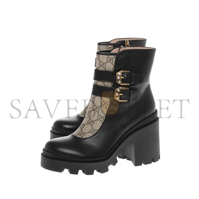 GUCCI BUCKLES ANKLE BOOTS 701100
